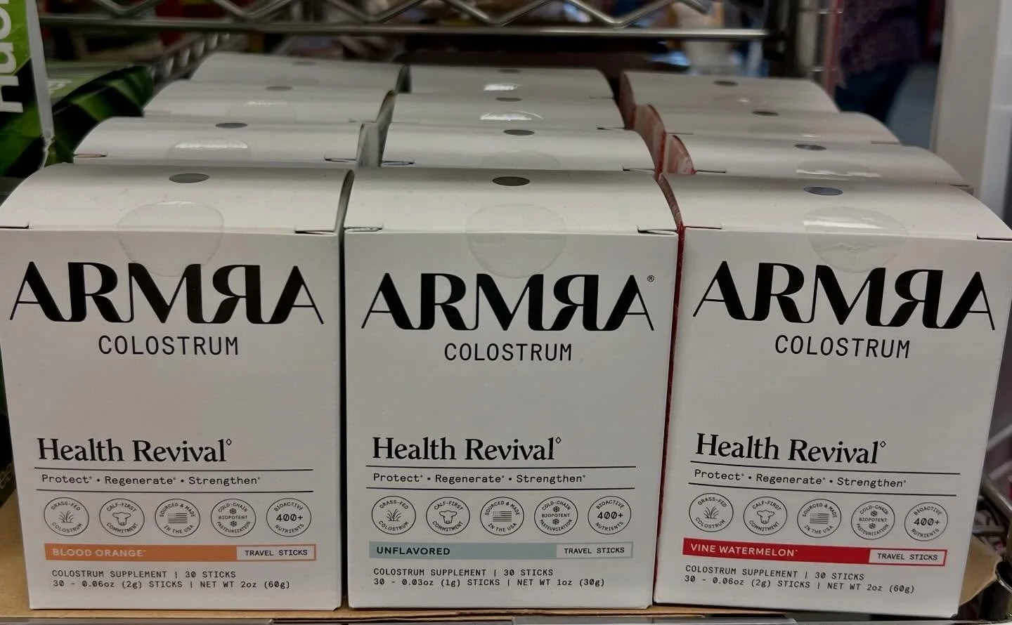 🐄✨ New on our shelves &mdash; @tryarmra Colostrum!
Colostrum is the first milk mammals produce after birth &mdash; nature&rsquo;s most nutrient-dense superfood, packed with 400+ bioactives that protect, regenerate, and strengthen your body from the 