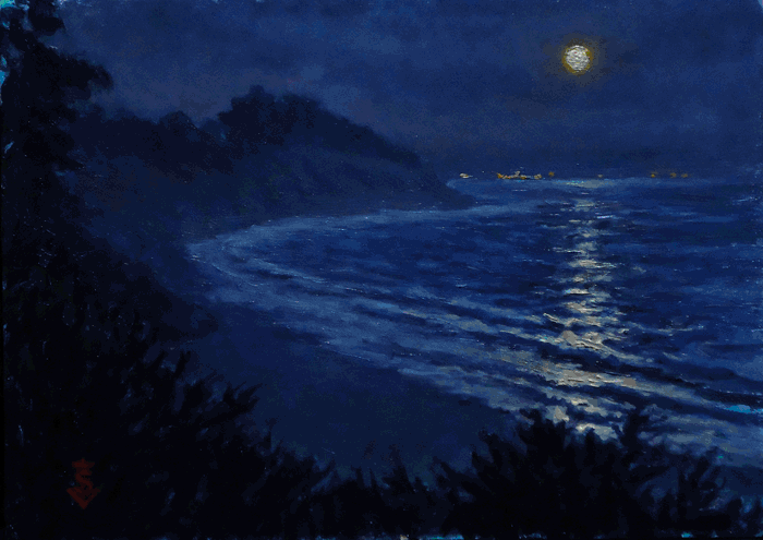 Moonrise, Loon Point