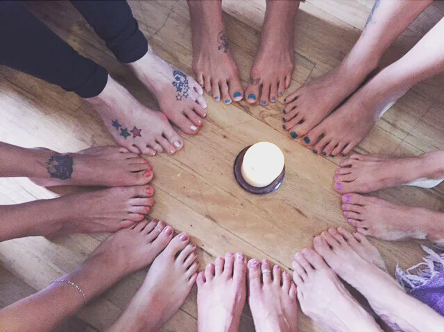 Our closing meditation circle