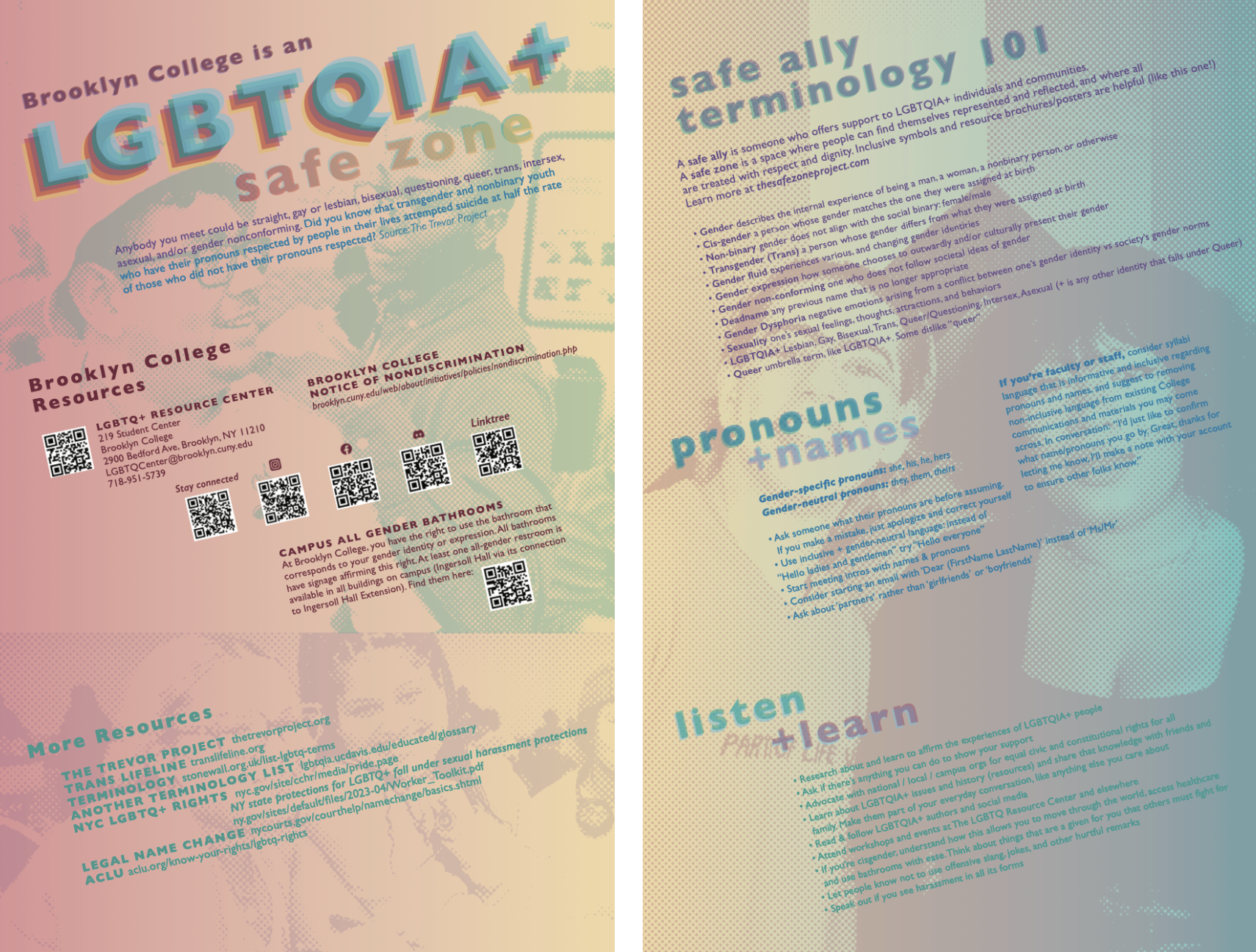 <b>Poster for Brooklyn College LGBTQIA+ Center</b></center>