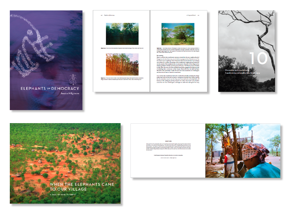 <b>Book design for research on resettlment in Mozambique</b></center>