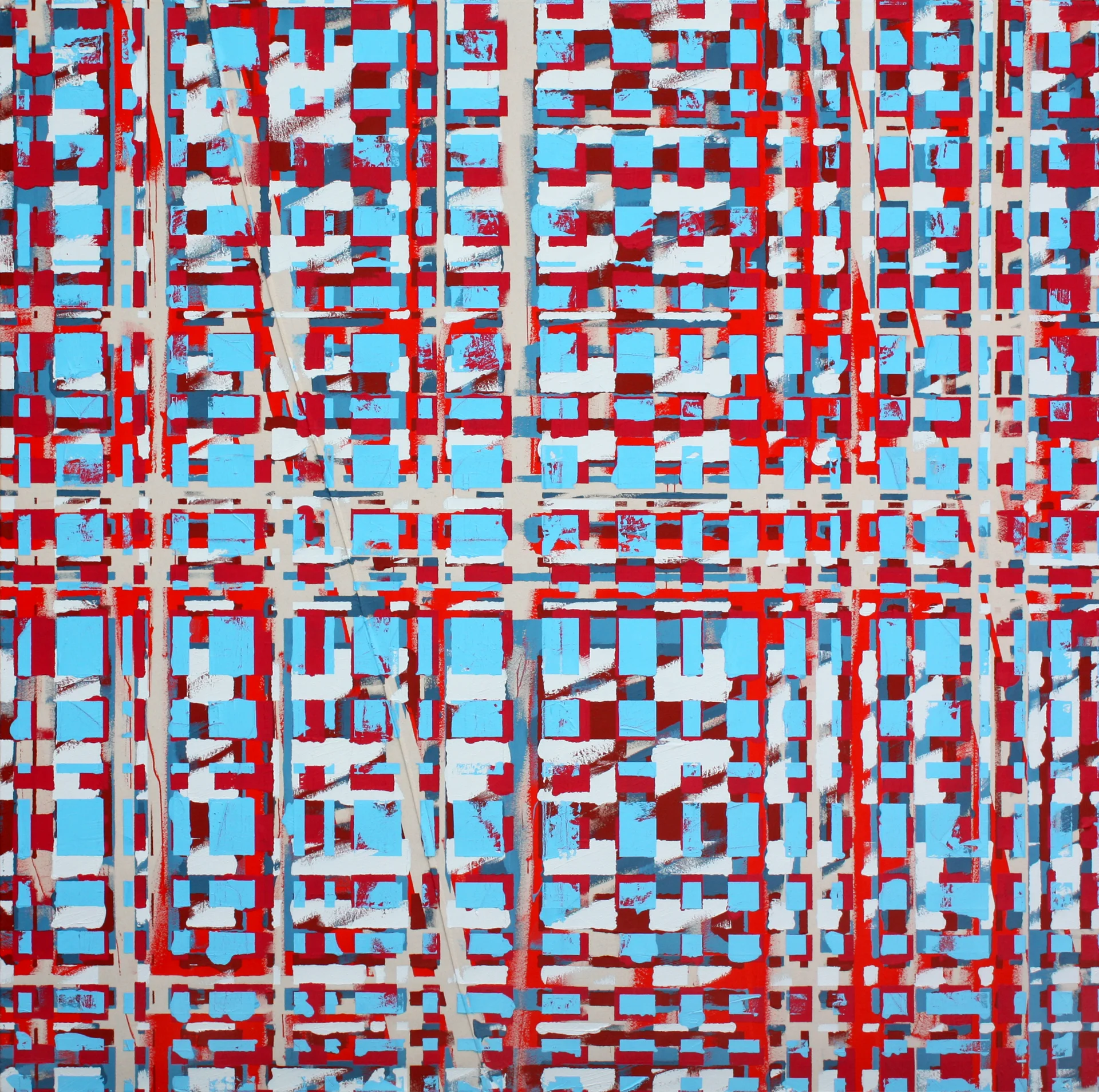 2016.18, oil on canvas, 80x80 inches, 2016