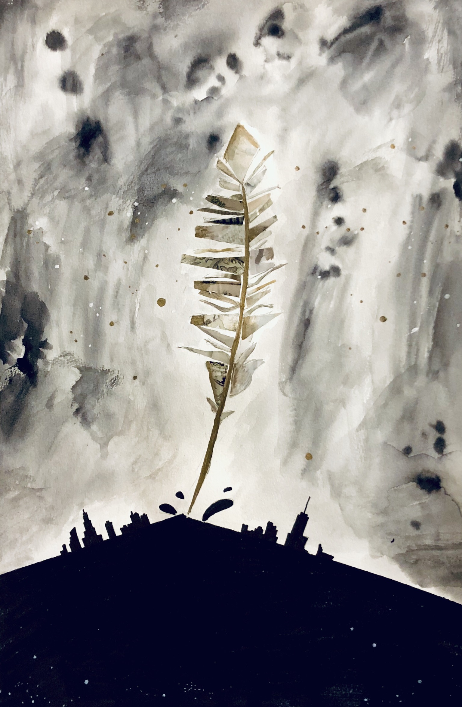 Alyssa A, grade 6, Mixed Media. Week of Nov 13.