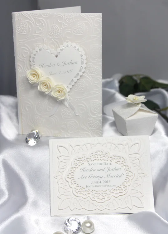 Handmade wedding items--Contact EC Papercrafts to create your own one-of-a-kind card for that special occasion!