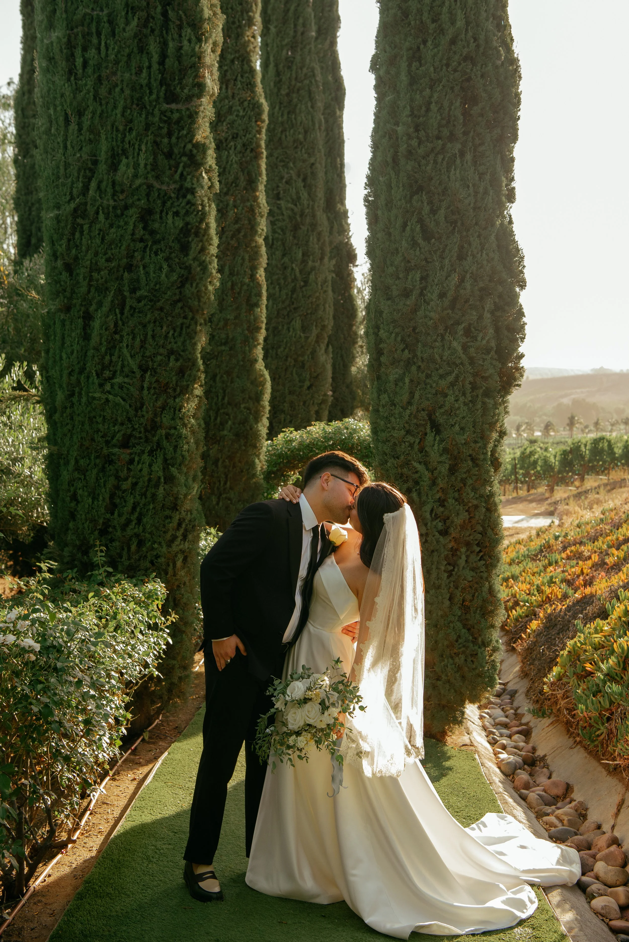 An Italian-Inspired Wedding at Faulkner Winery in Temecula, California