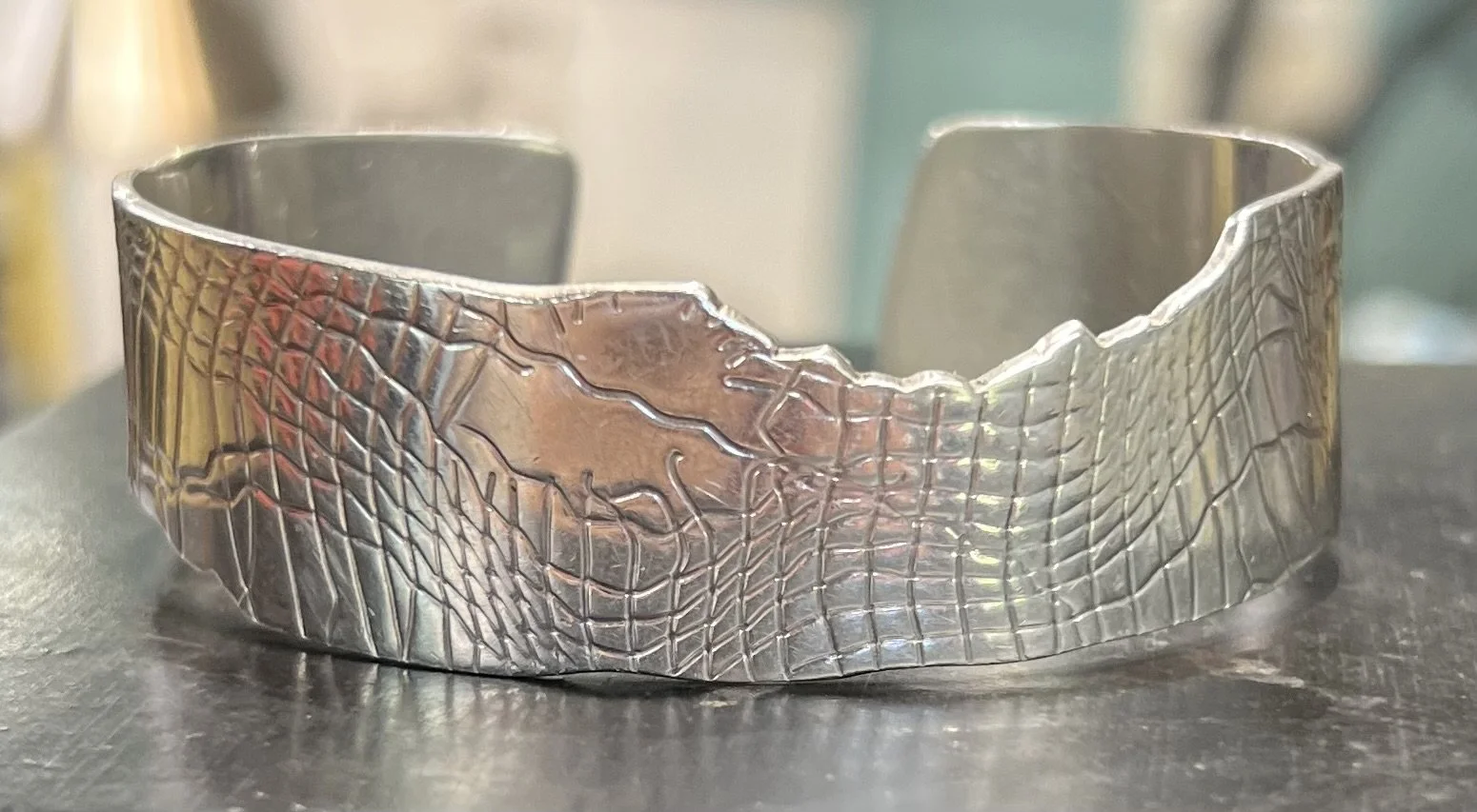 Roller printed bracelet