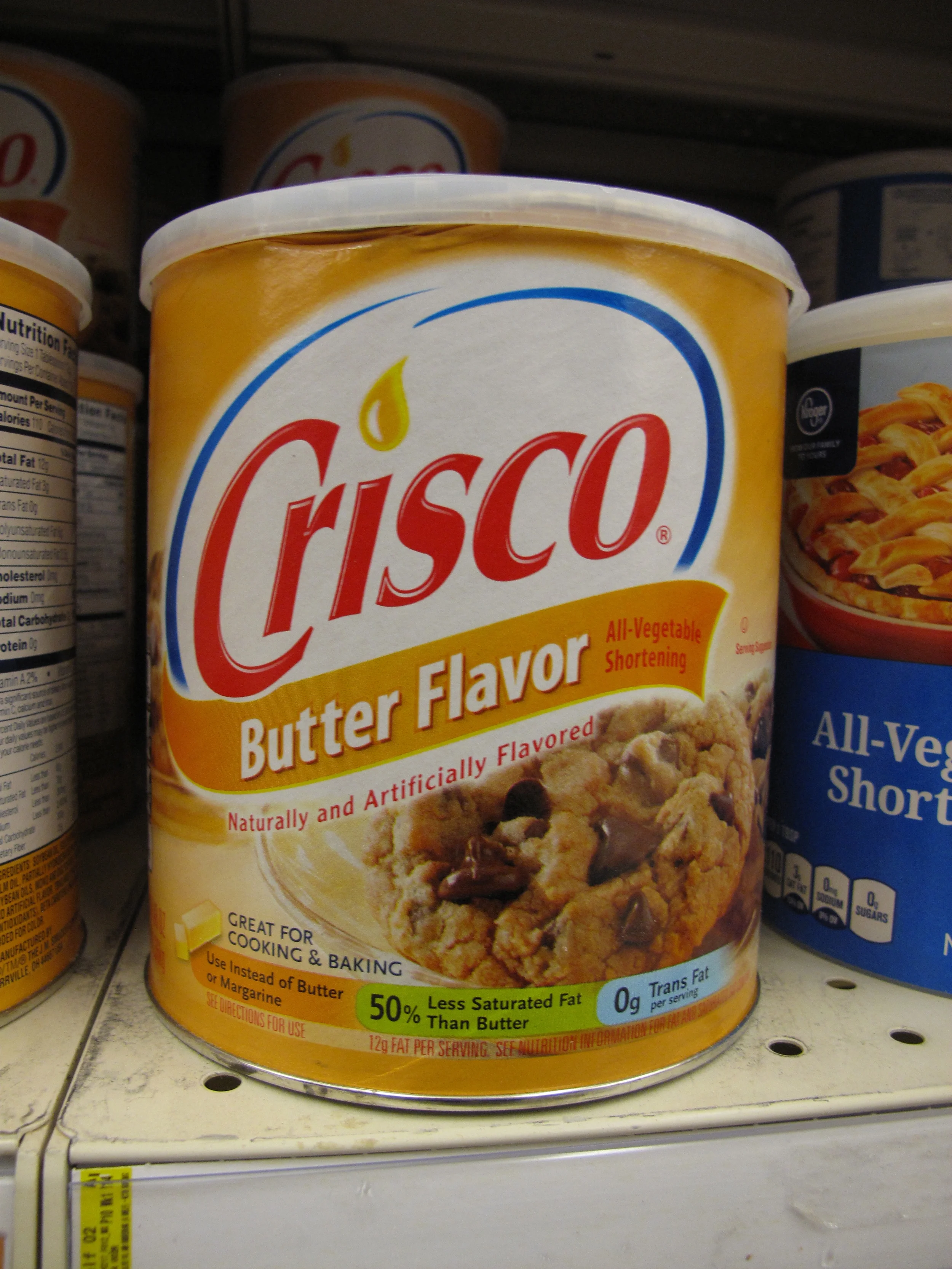 Crisco butter flavoured lard