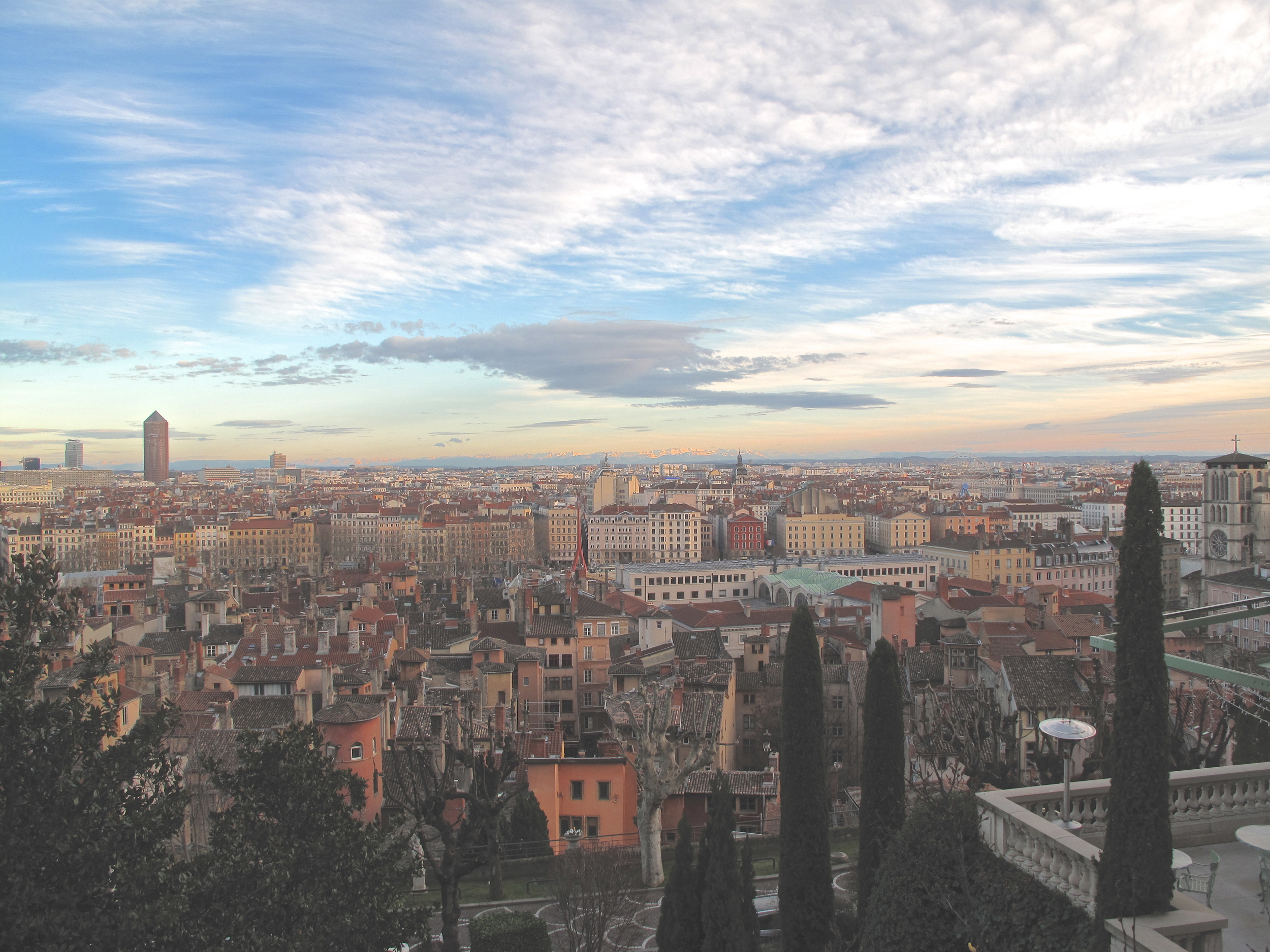 Lyon - the view from Fourvière 