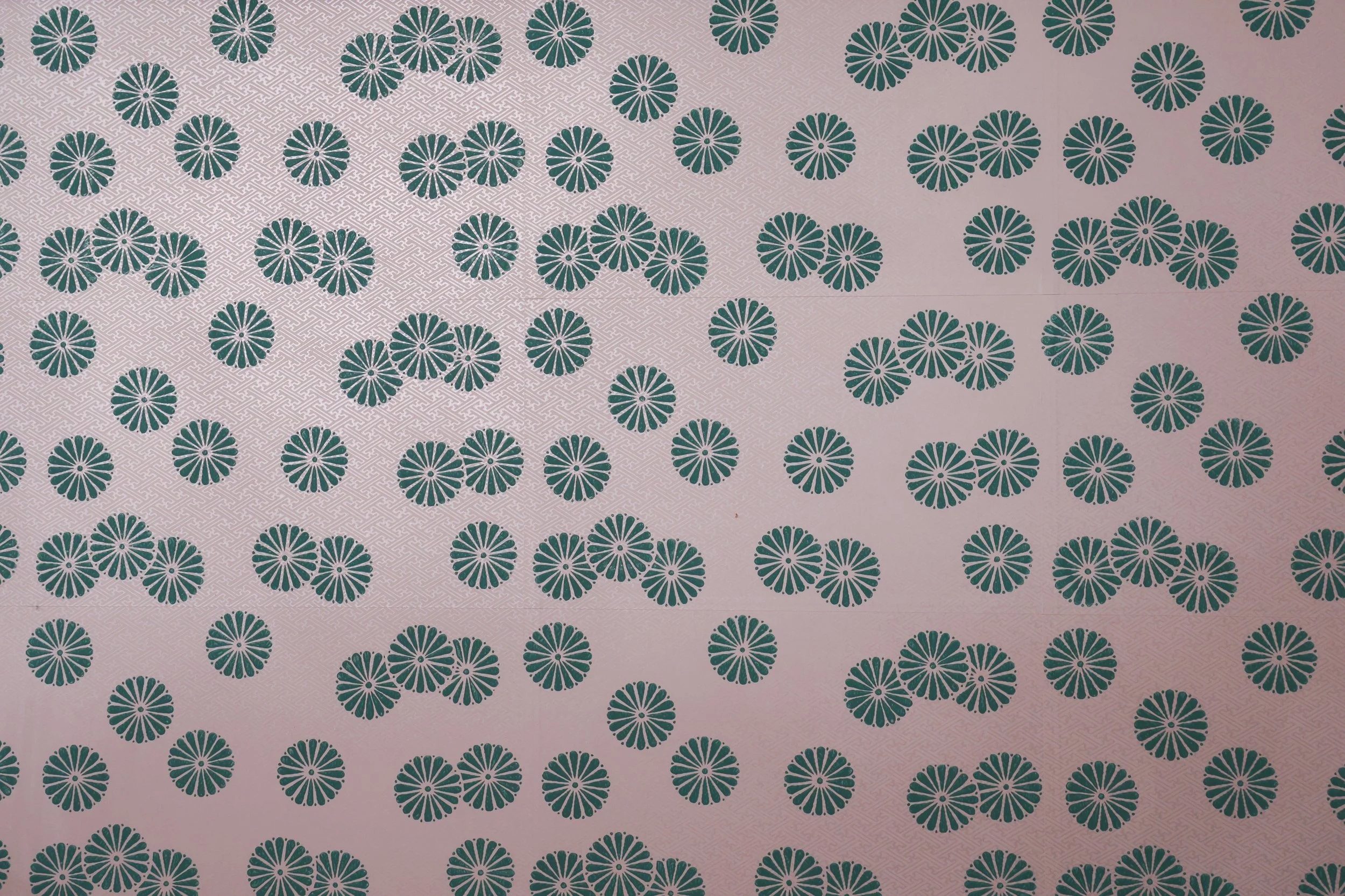 Dejima Japanese wallpaper blue