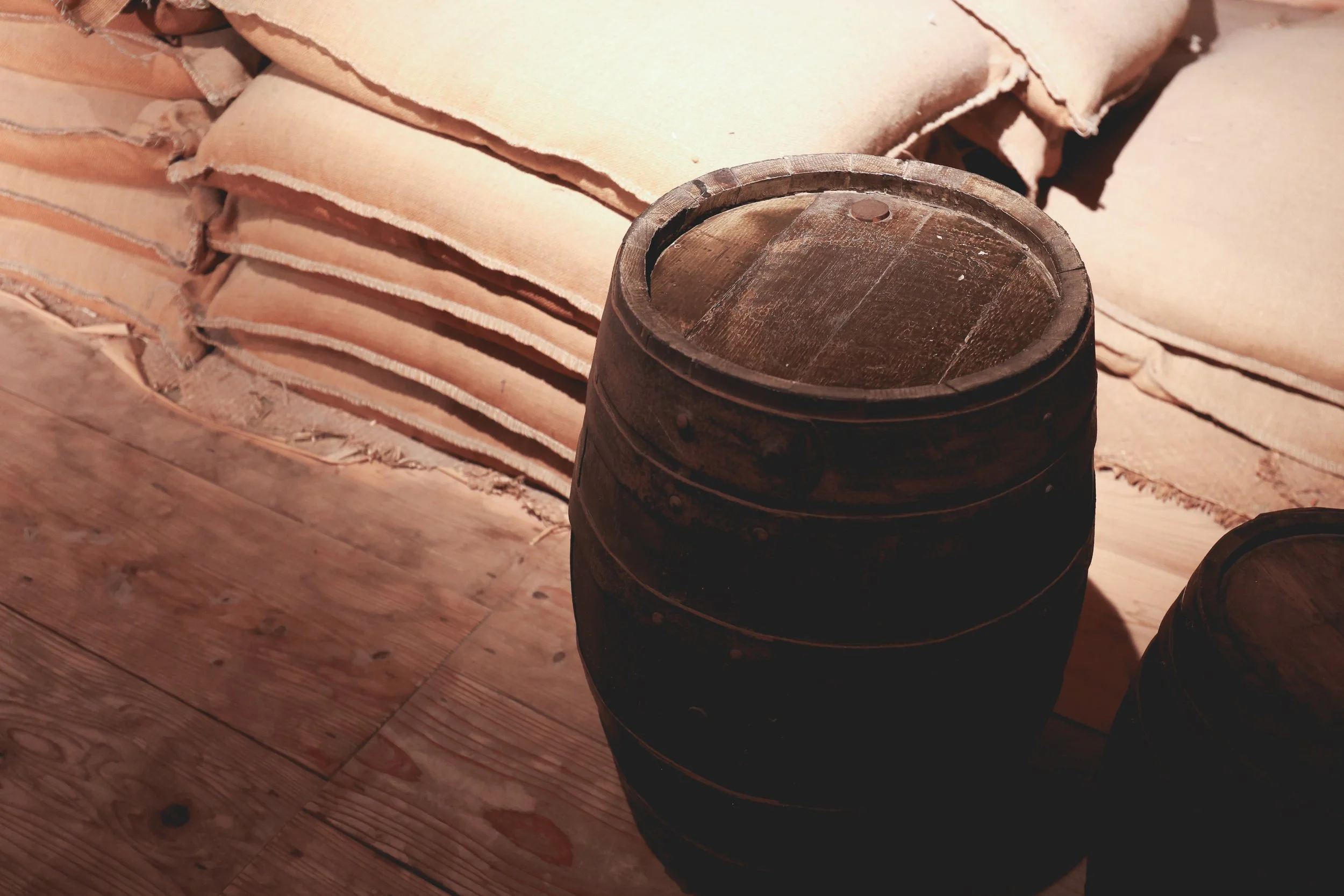 Dejima wooden barrel