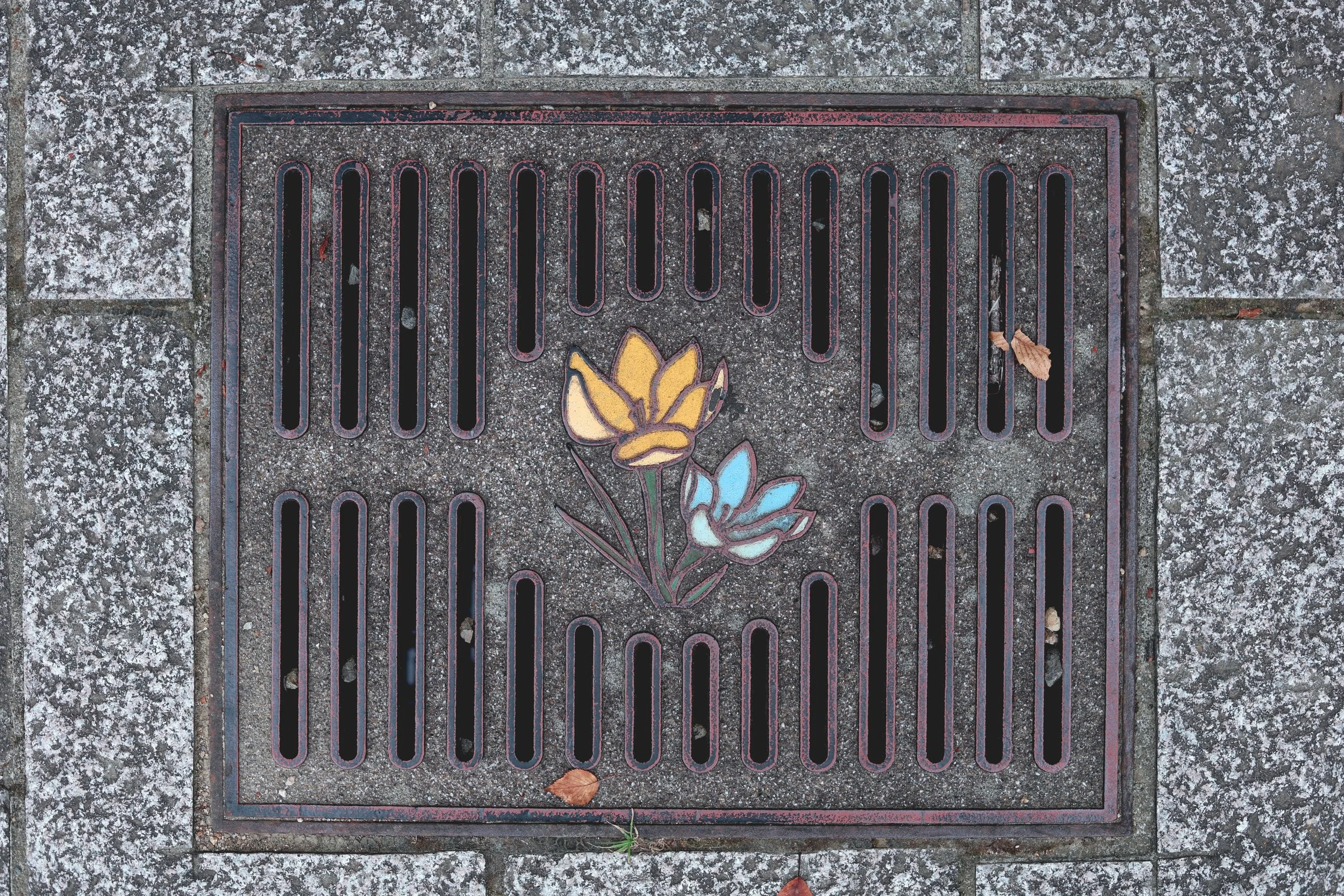 Nagasaki flower grate