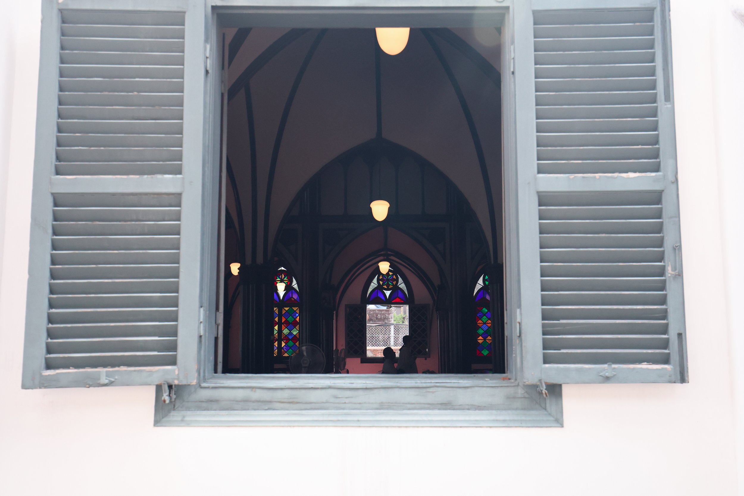 Ōura Cathedral windows