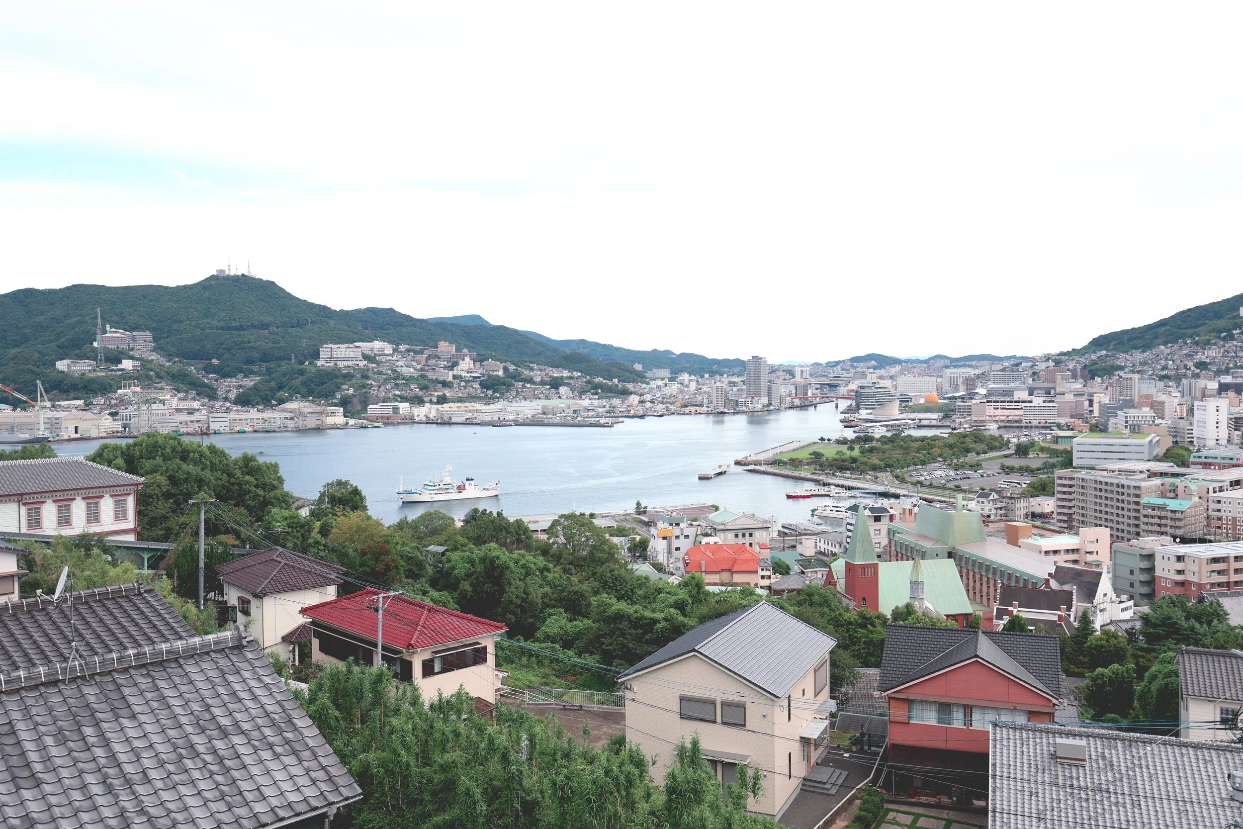 Nagasaki view old town