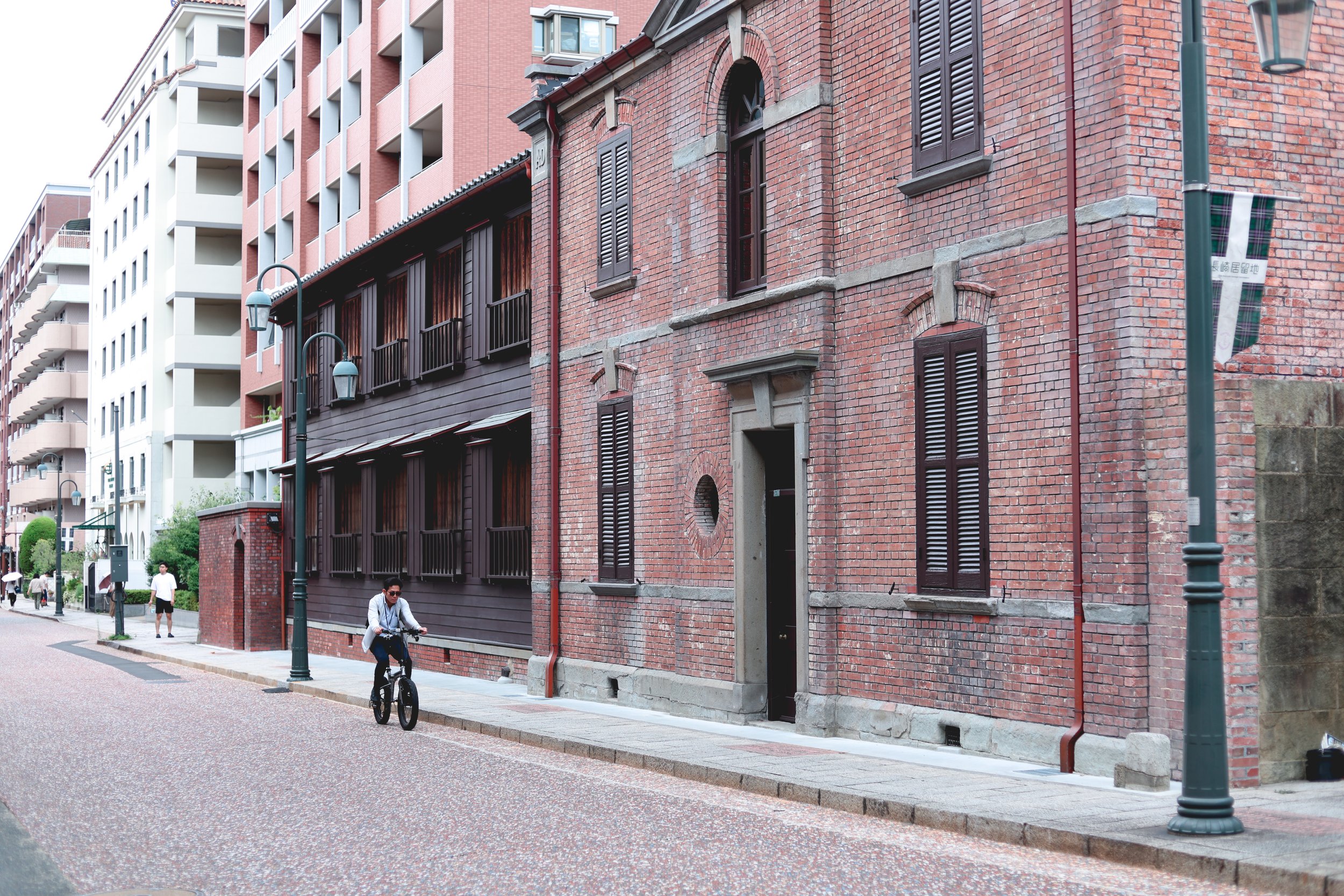 old Nagasaki brick buildings