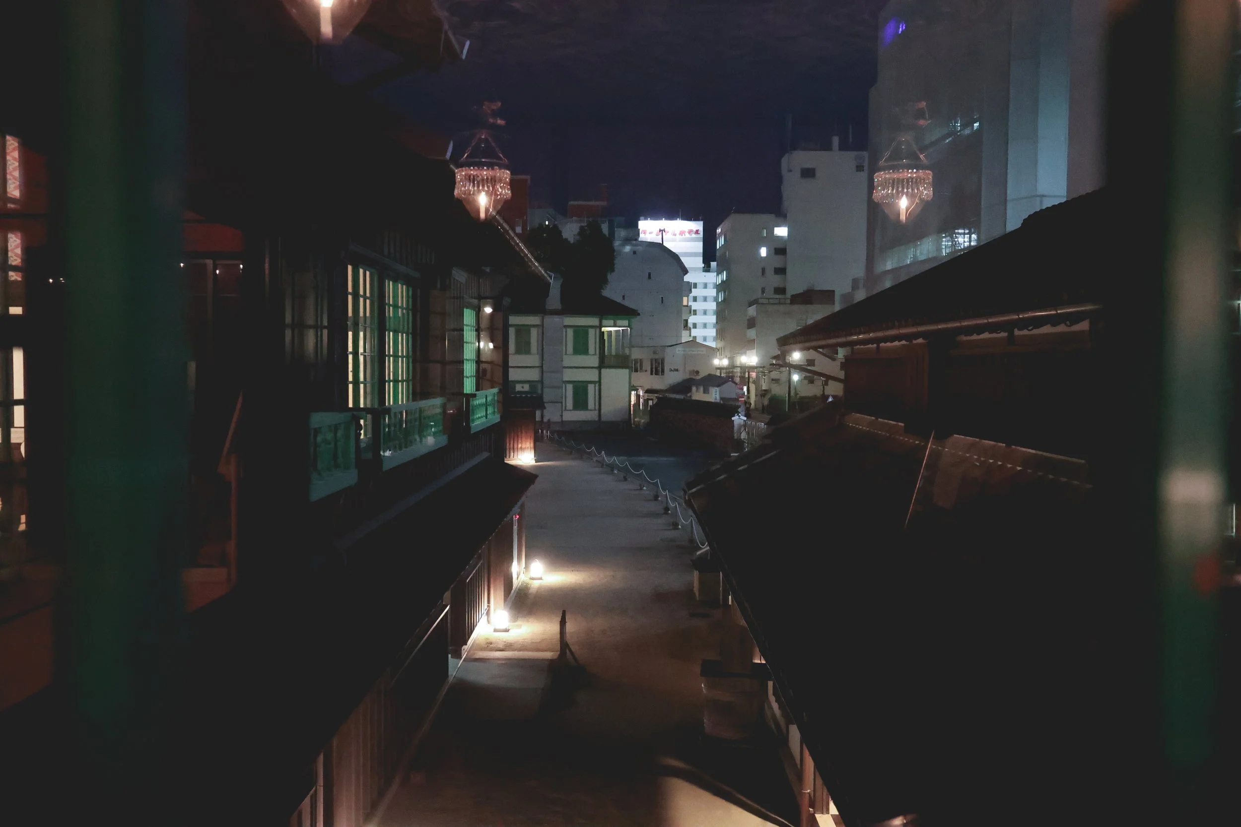 Dejima Nagasaki at night