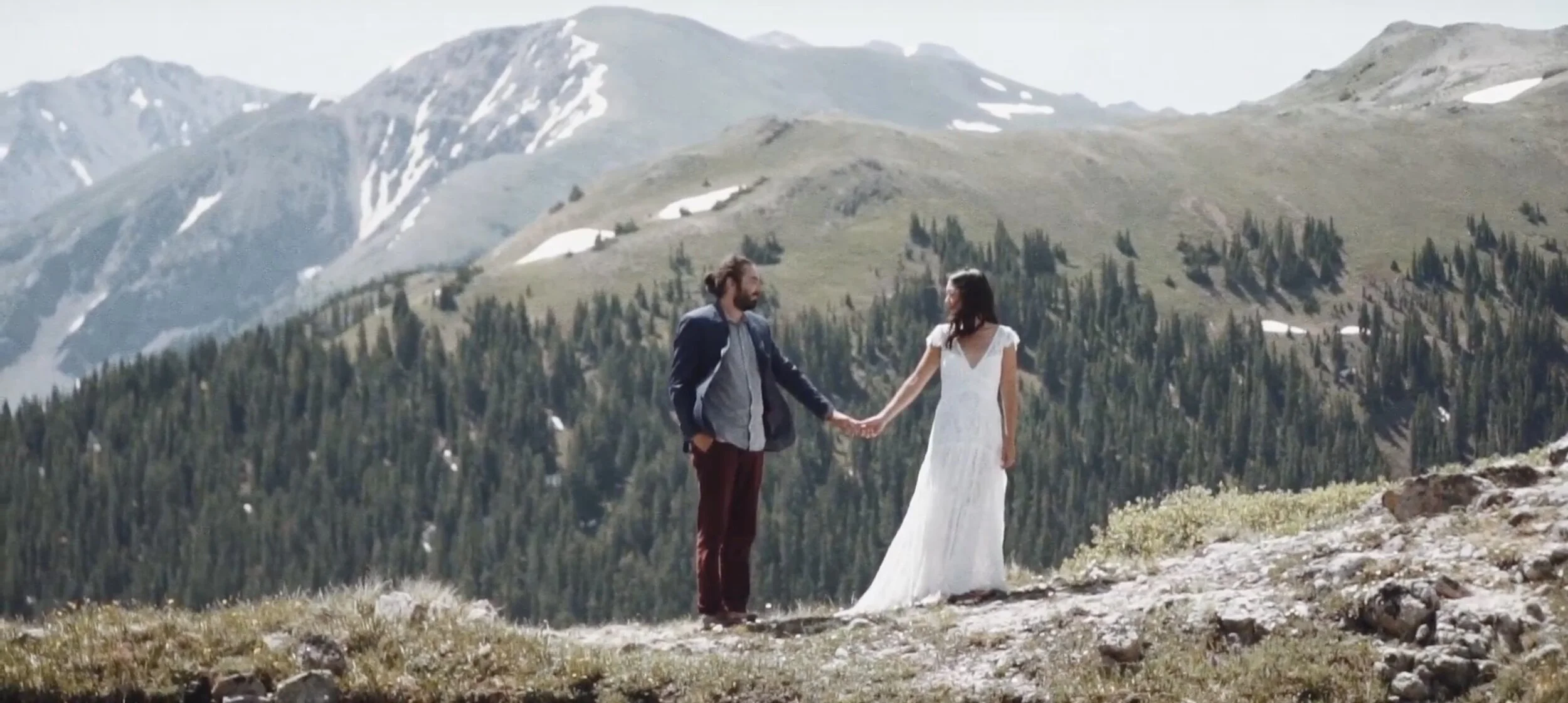 Liz &amp; Joe's Aspen Colorado Maroon Bells Sunrise Mountain Elopement Video