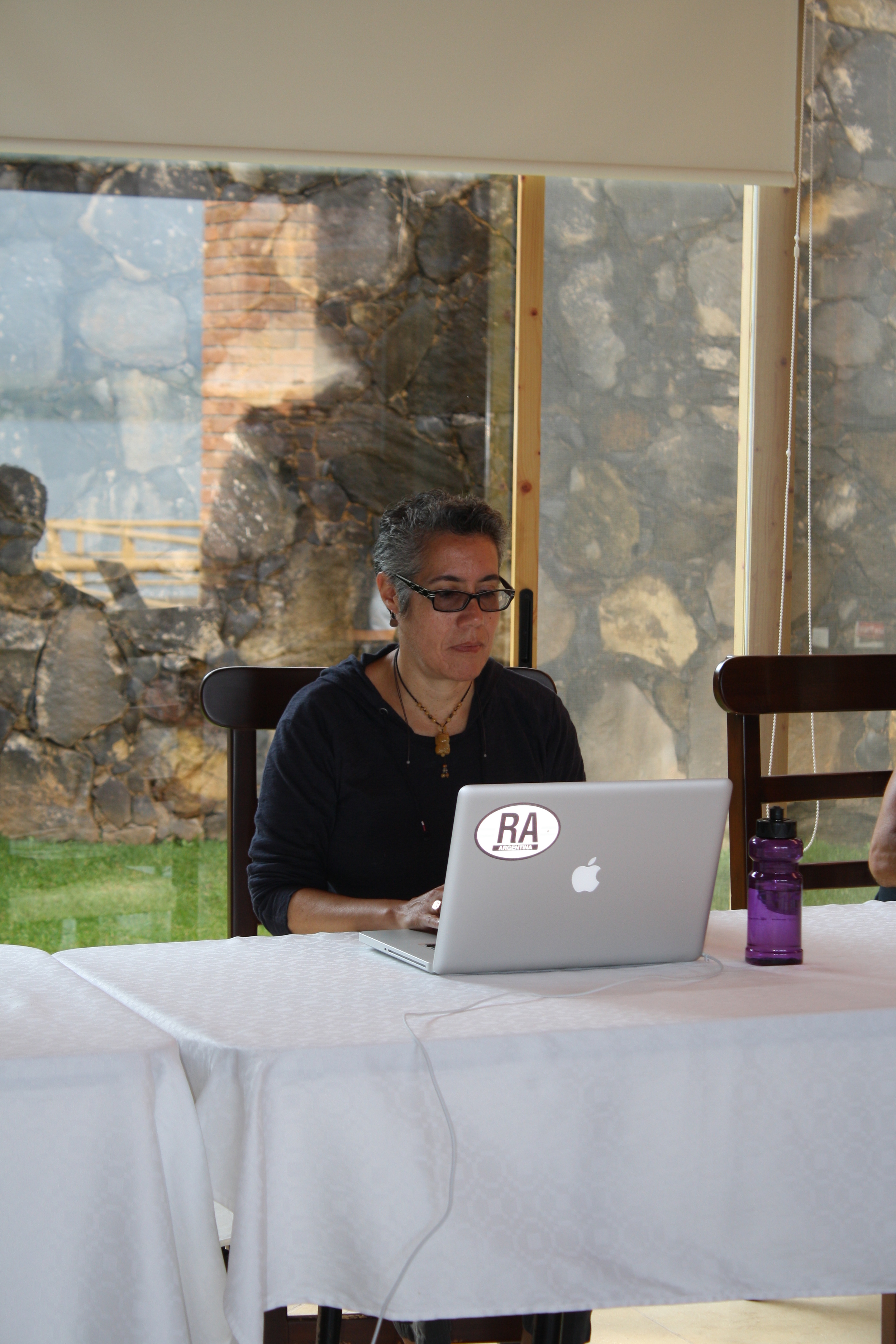  Working on script re-write at Cine Qua Non Lab Writer's Residency in Morelia, México. 