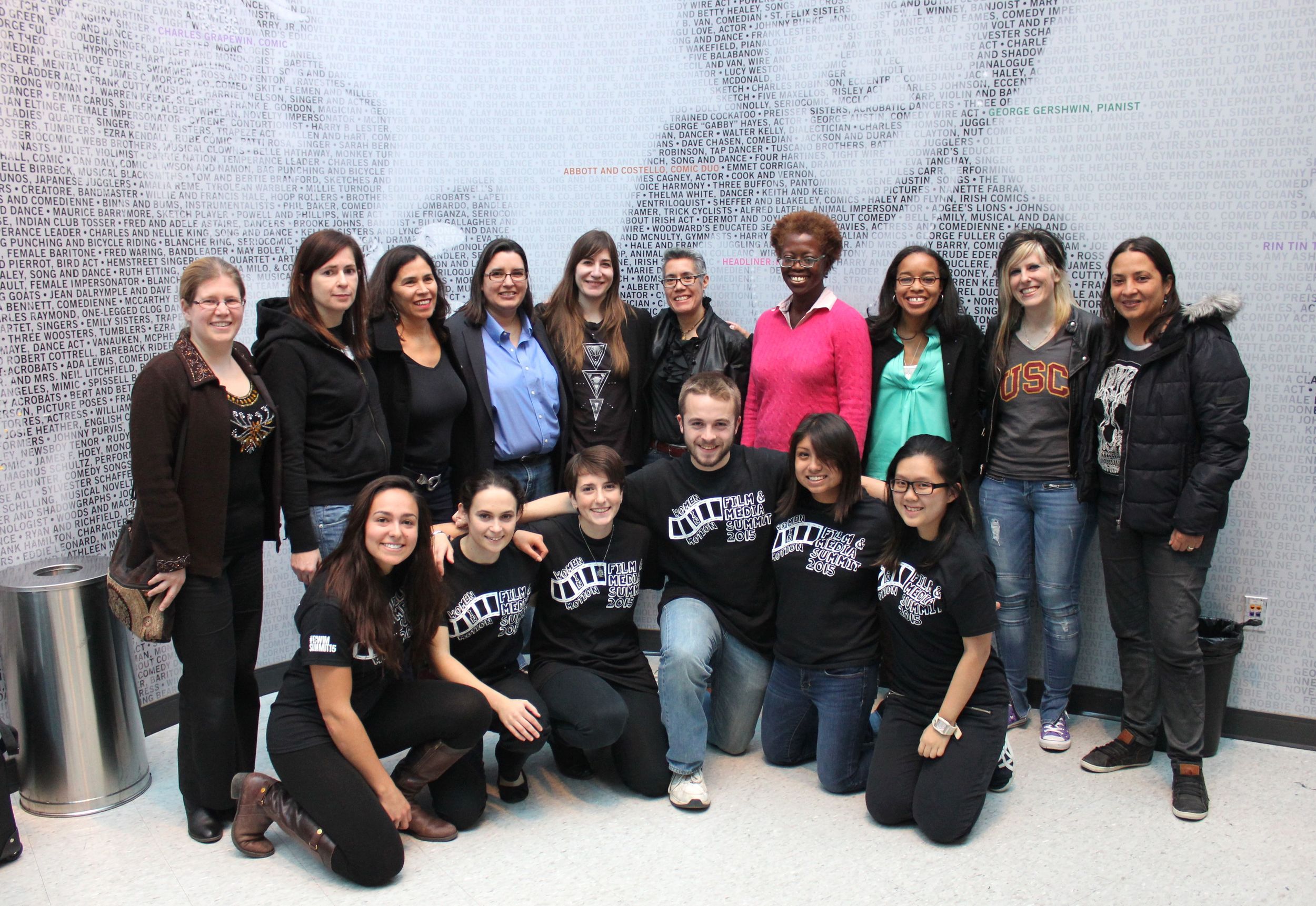 Women in Film & Media Summit Panelists & WiM Students