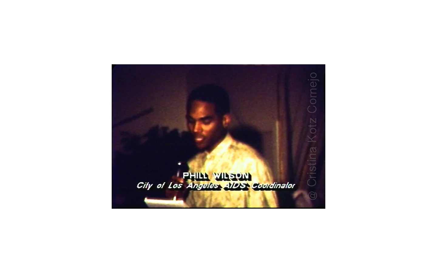 Phill Wilson Speaking at Jewel's Catch One (1992)