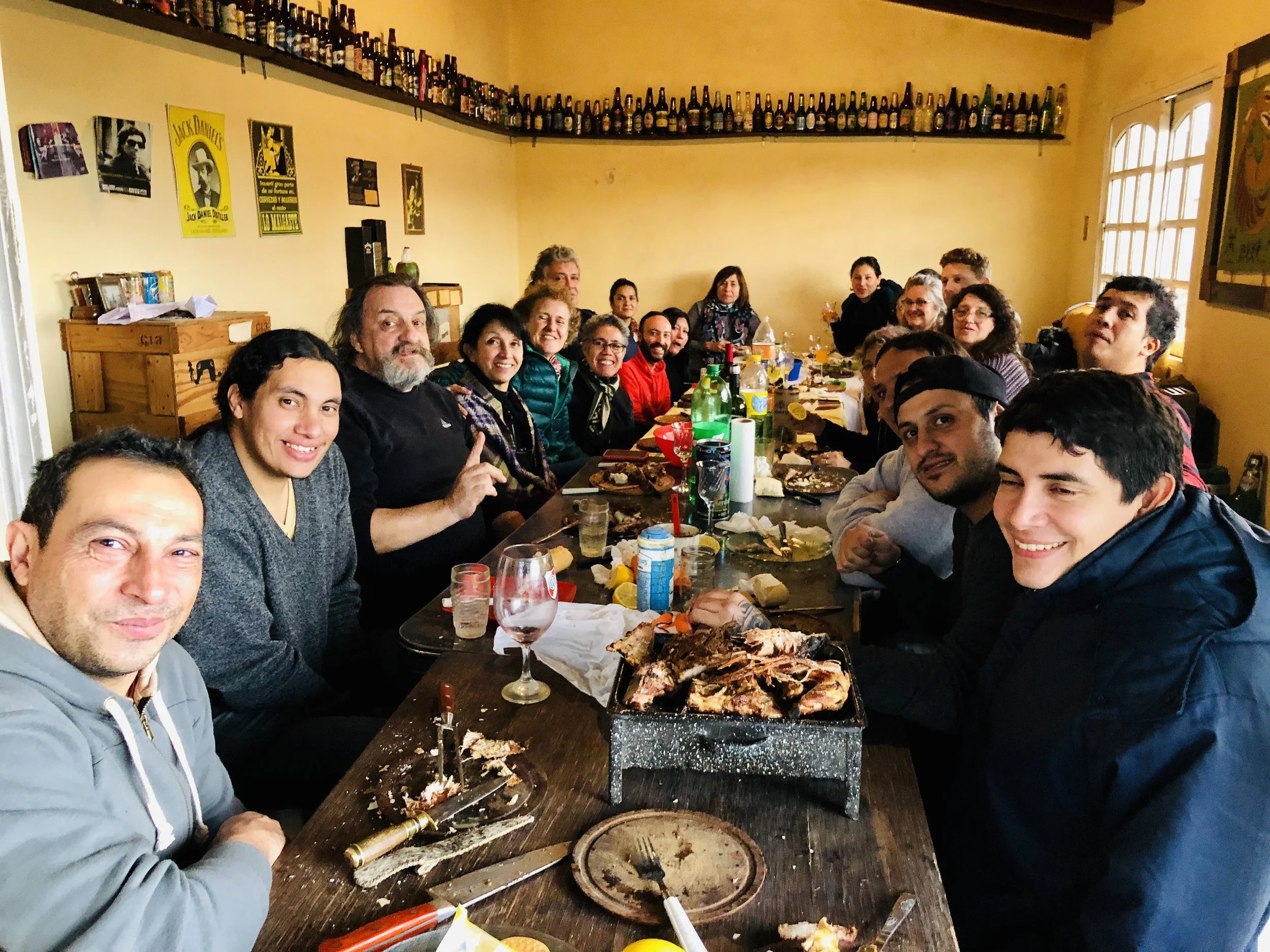 Integrantes de la Comunidad Lof Vicente Catrunao Pincén, Junio 2019