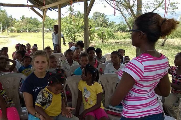 Kids Ministry in a village, Thanks for keeping the team in prayer