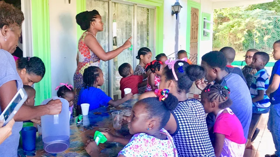 Cross section of our Kids Club at YWAM