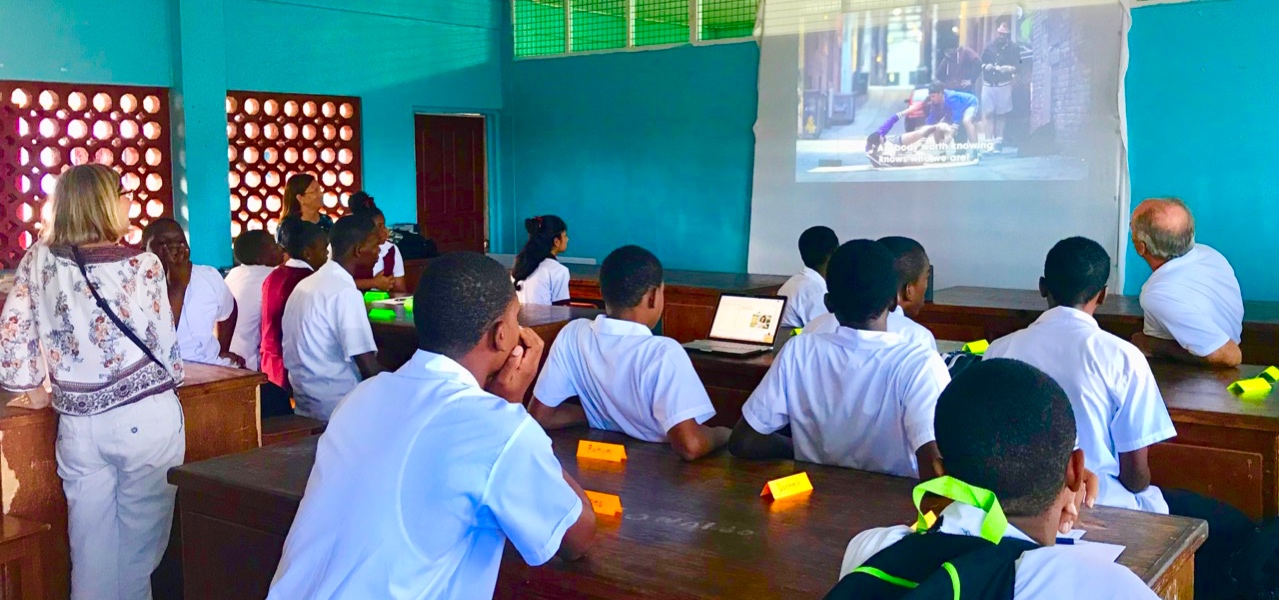 Alpha session in the school with YWAM SL