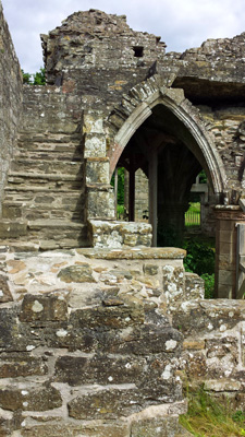 Monks climbed these stairs in the 12th Century.