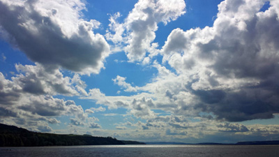 Sky over the River Tay