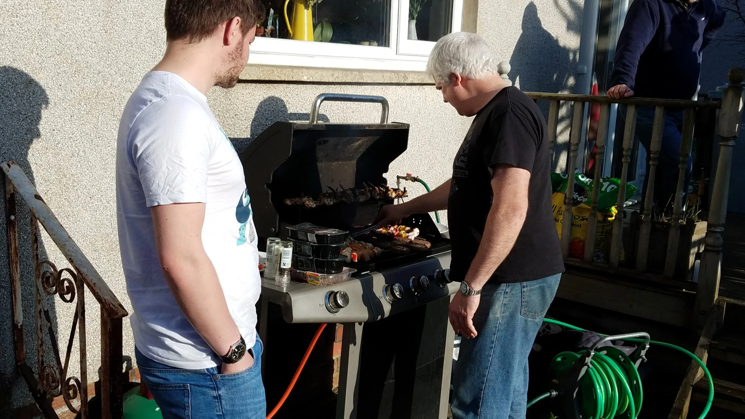 The Guys manning the grill