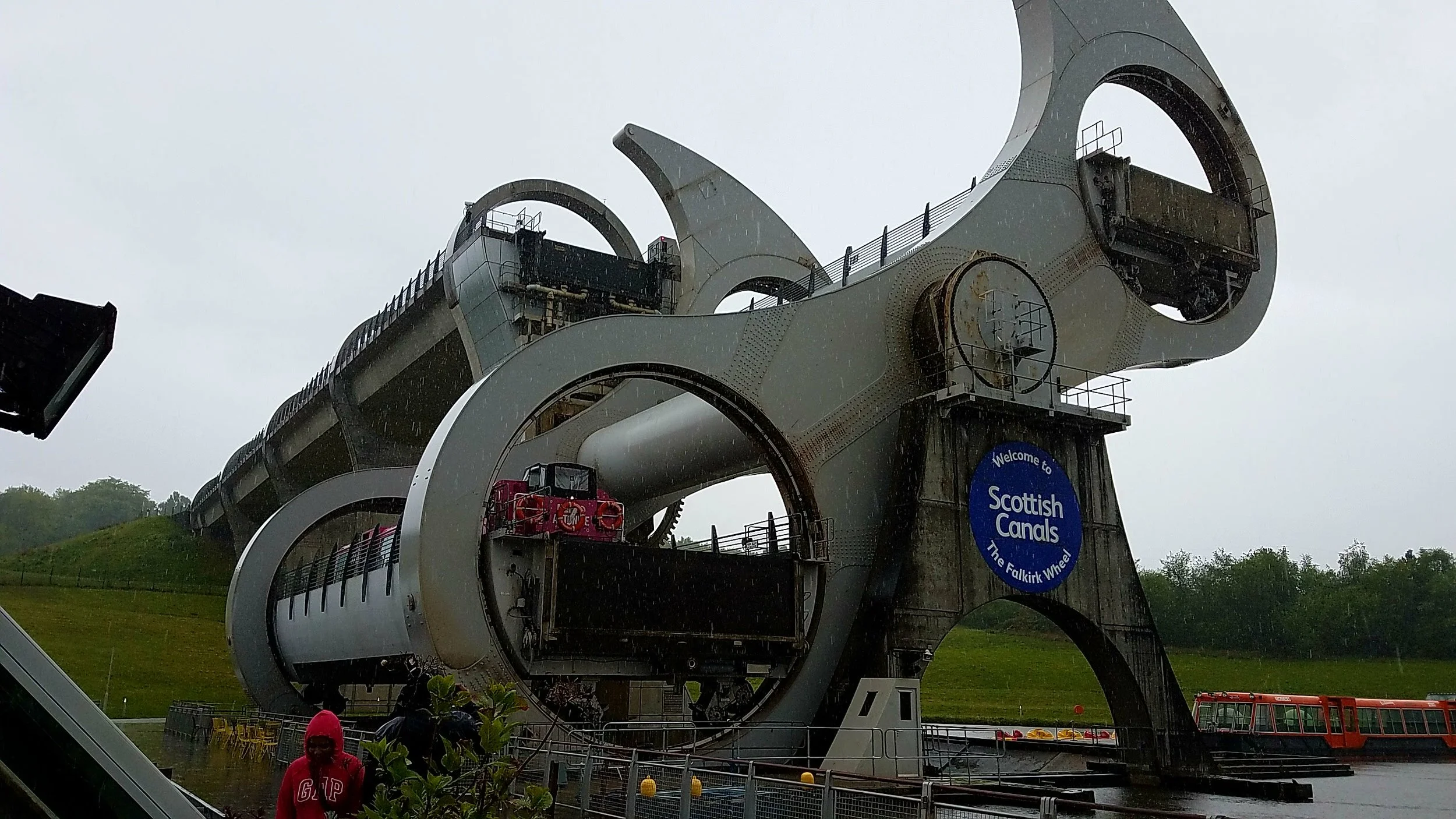 Falkirk Wheel - an engineering masterpiece