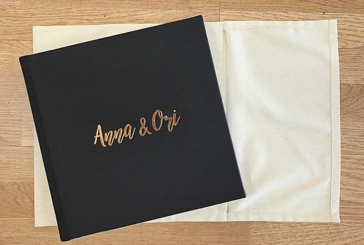 CUSTOM FONT WITH GOLD FOIL