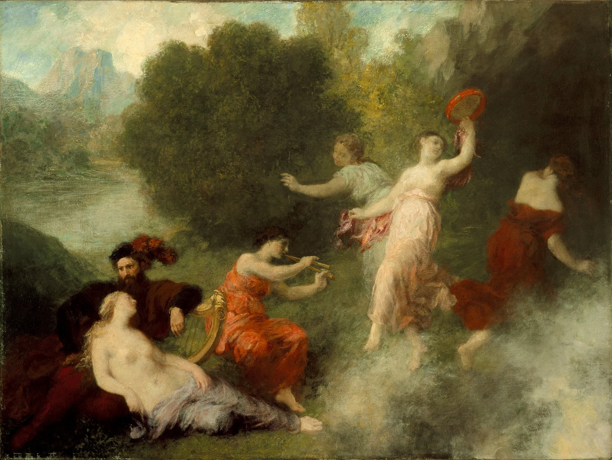 Henri Fantin-Latour (France, Grenoble, 1836-1904): Tannhäuser on the Venusberg. Courtesy of the Los Angeles County Museum of Art