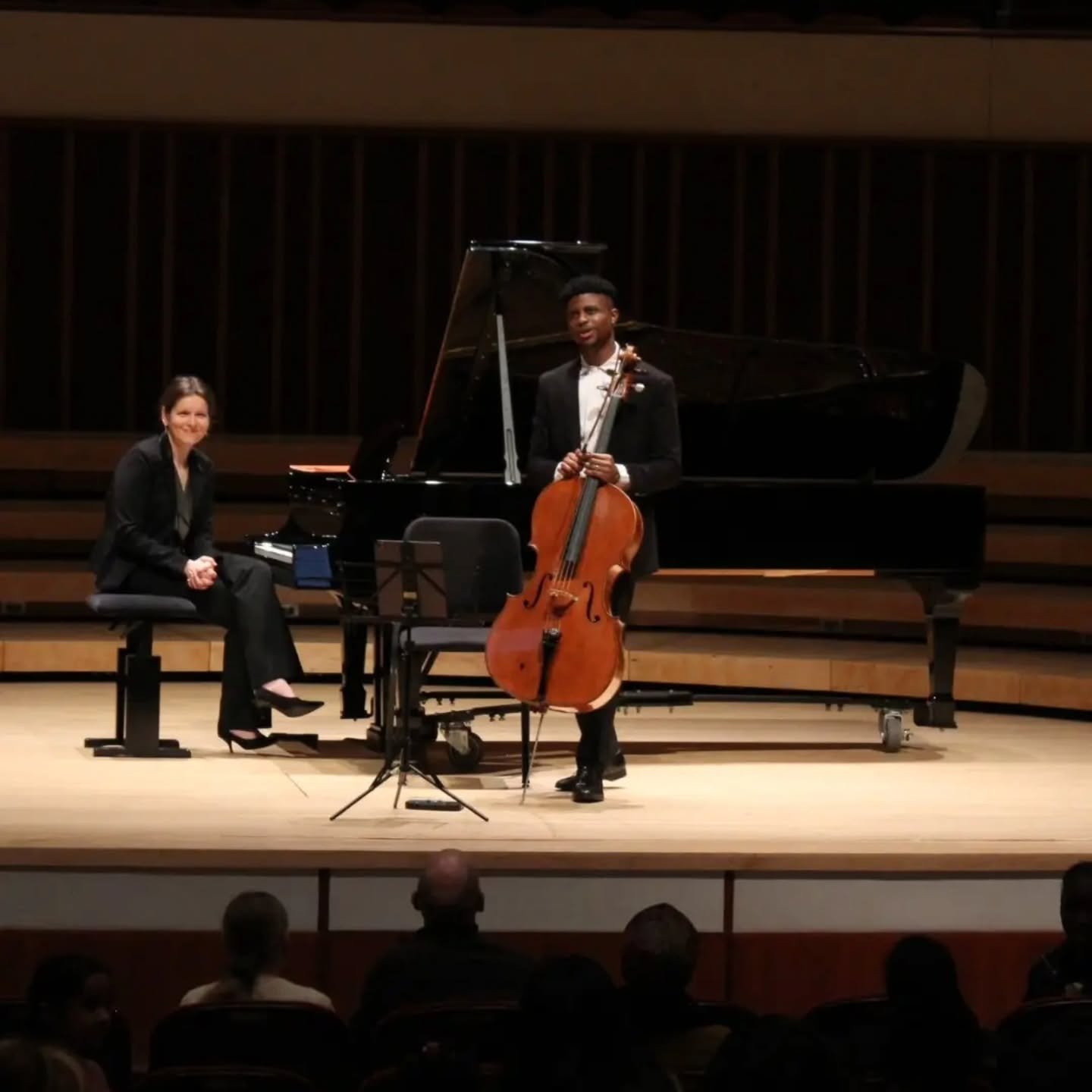 Loved jumping in for this last-minute performance with the amazing @celloster for a wonderful community audience at @scpaemory two weeks ago. Brahms F and Bridge -- doesn't get better than that!