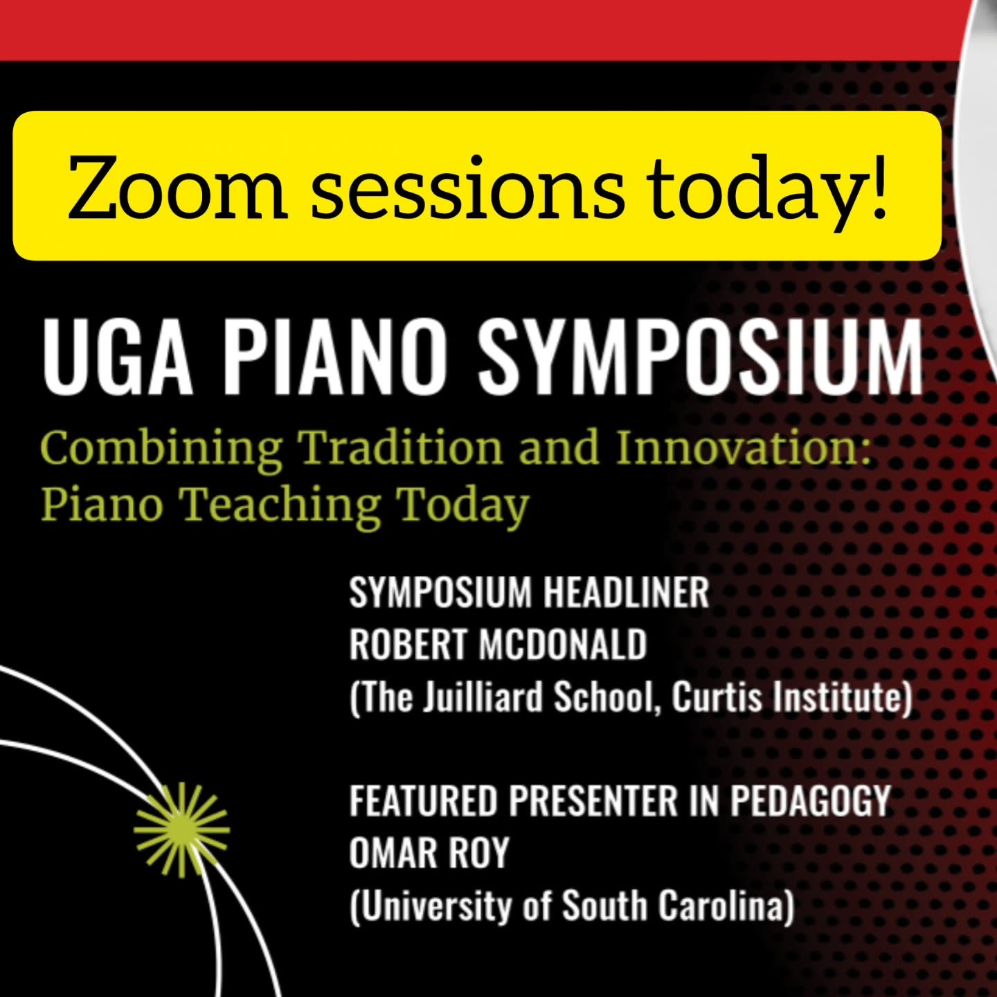 Due to the high likelihood of winter weather challenges, All ON CAMPUS SYMPOSIUM EVENTS HAVE BEEN CANCELED.

The Symposium is shifting to a live ZOOM session this afternoon (Saturday, 1/31) with our featured pedagogy presenter, Dr. Omar Roy:

2:00-2: