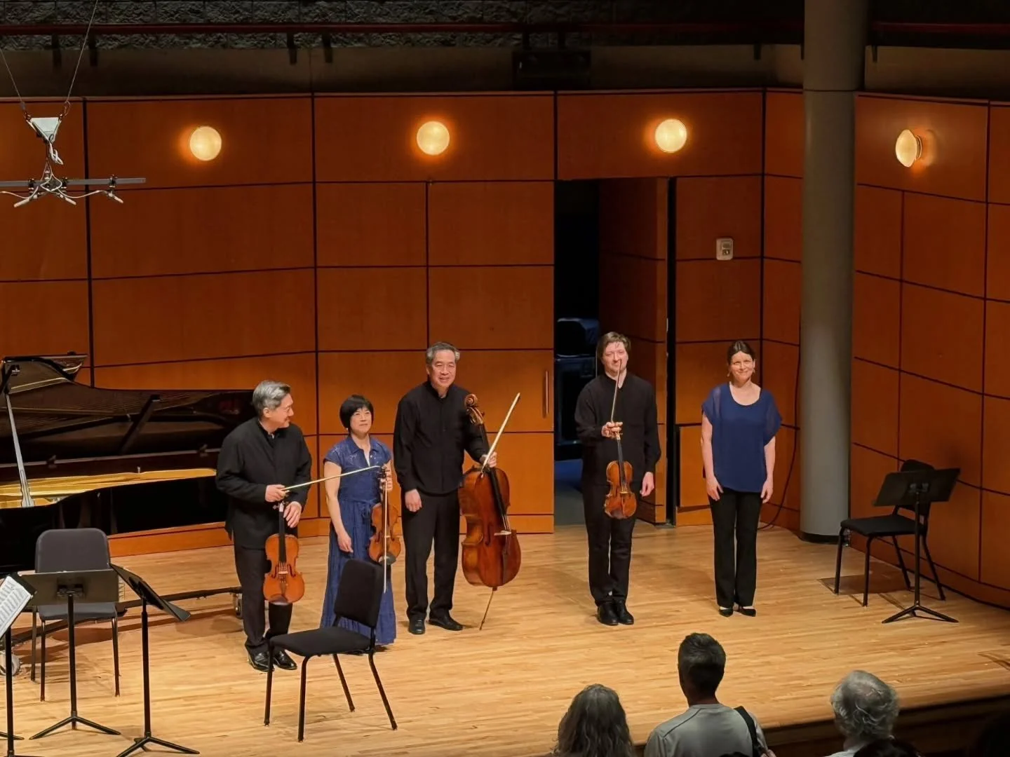 It's a wrap on @chambermusicathens and my time in Athens. Words cannot describe how much I'll miss this community. Thank you to the Ying Quartet for a very special Brahms last night, all the other wonderful guests and alumni, to my wonderful UGA coll