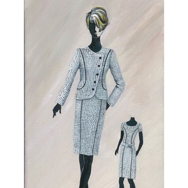Something I designed many years ago and painted on canvas. ⠀⠀⠀⠀⠀⠀⠀⠀⠀
#timelessdesign #fashionillustration #canadiandesigner #fashiondesigner #madeincanada #designermade #exclusivecollection #ottawafashion