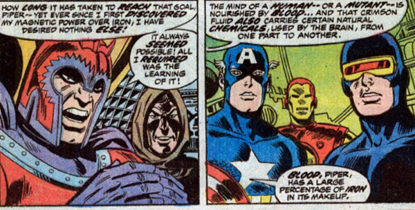 Magneto controls metal, which means he can control the iron in our blood, right?