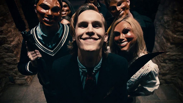 The antagonists of The Purge – effectively creepy and psychotic.