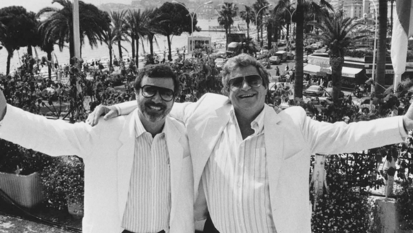 Cannon Films owners Yoram Globus (left) and Menahem Golan (right) were on top of the world during the ‘80s…well, to them they were.