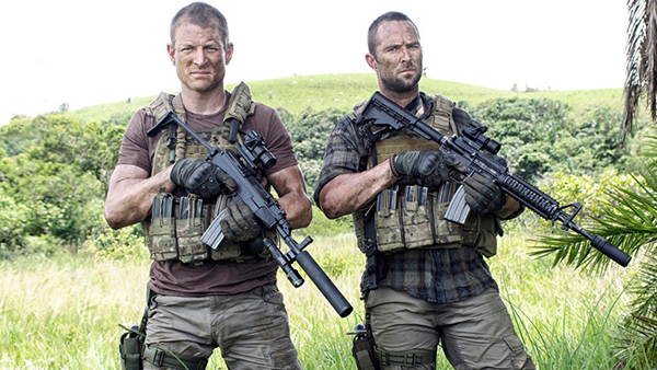 Phillip Winchester’s Stonebridge (left) and Sullivan Stapleton’s Scott (right) have some fantastic chemistry and are part of the reason this show is so fun to watch.