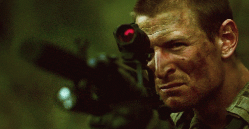 That look you make when you know some fun action is about to happen.