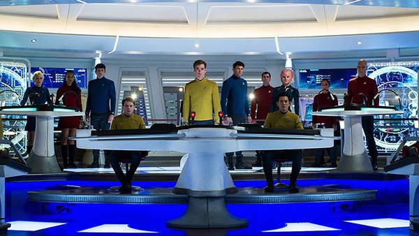 The reboot crew of the USS Enterprise engages in one of their most deadly and entertaining missions yet in Star Trek Beyond .