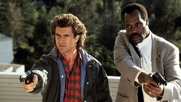 Lethal Weapon gave us one of the most iconic and memorable buddy cop pairings of all time with “Crazy Eyes” Riggs (Mel Gibson, left) and “I’m too old for this shit” Murtaugh (Danny Glover, right).