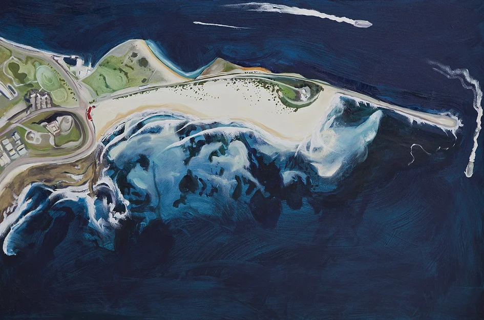 Nobby's Head Aerialscape, Angela Miller 2011