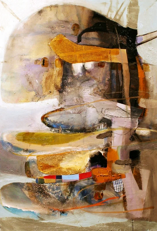 Untitled brown, blue and mauve, Angela Miller 2011