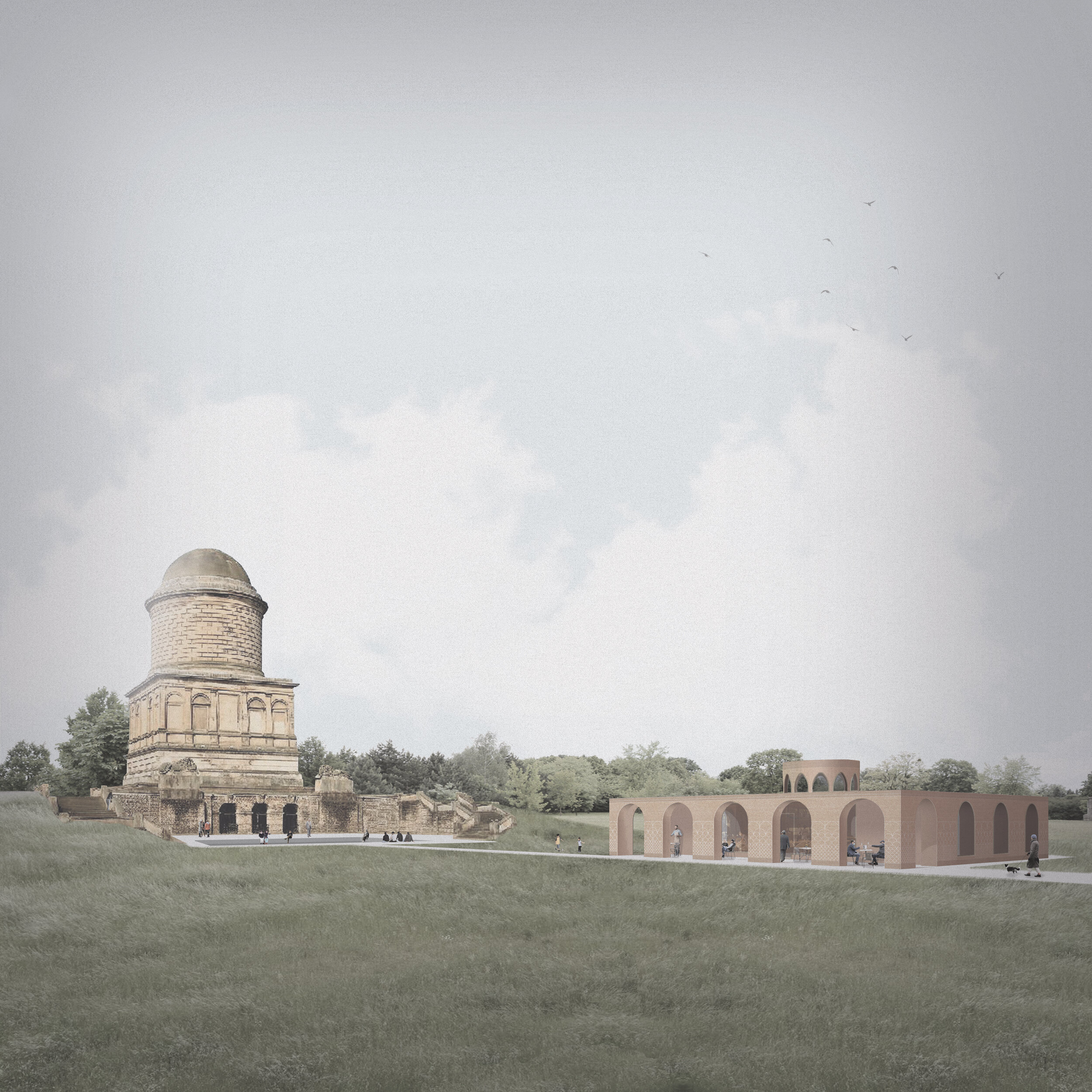 Graeme Nicholls Architects X Ryan Wilson-001-Mausoleum Approach.jpg