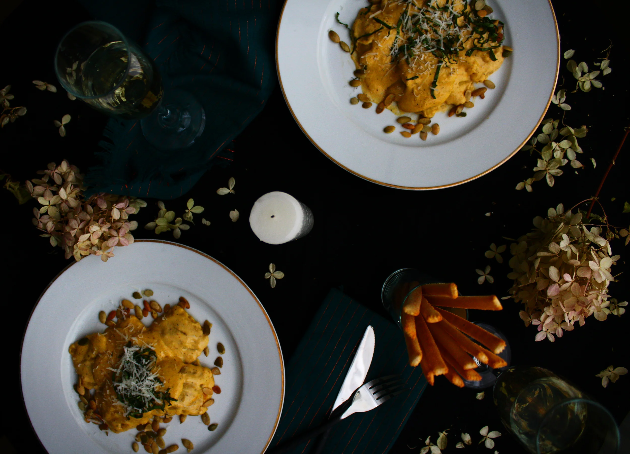 V-DAY: 30 MINUTE ROMANTIC PUMPKIN RAVIOLI