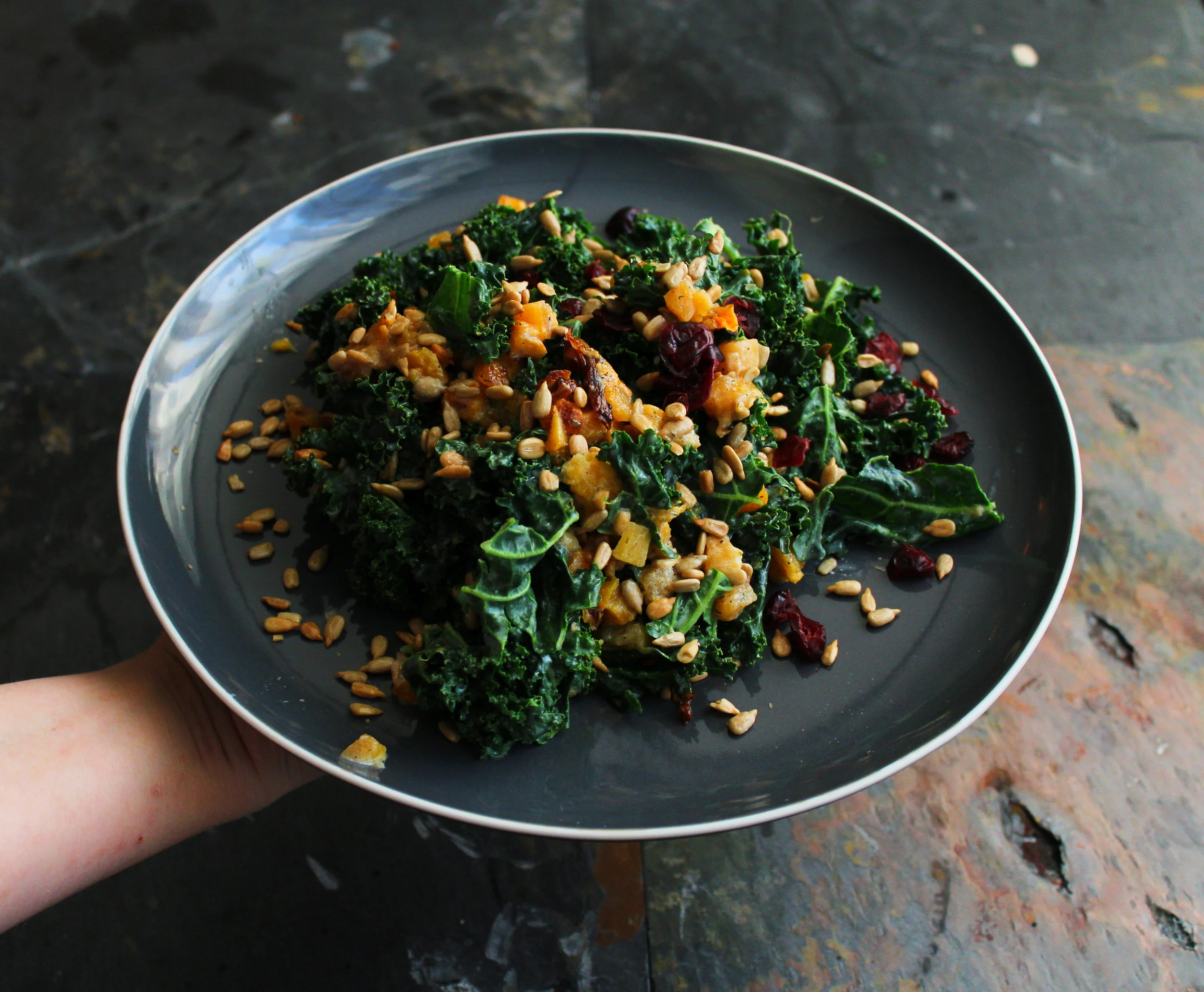 LEARNING TO LOVE KALE.