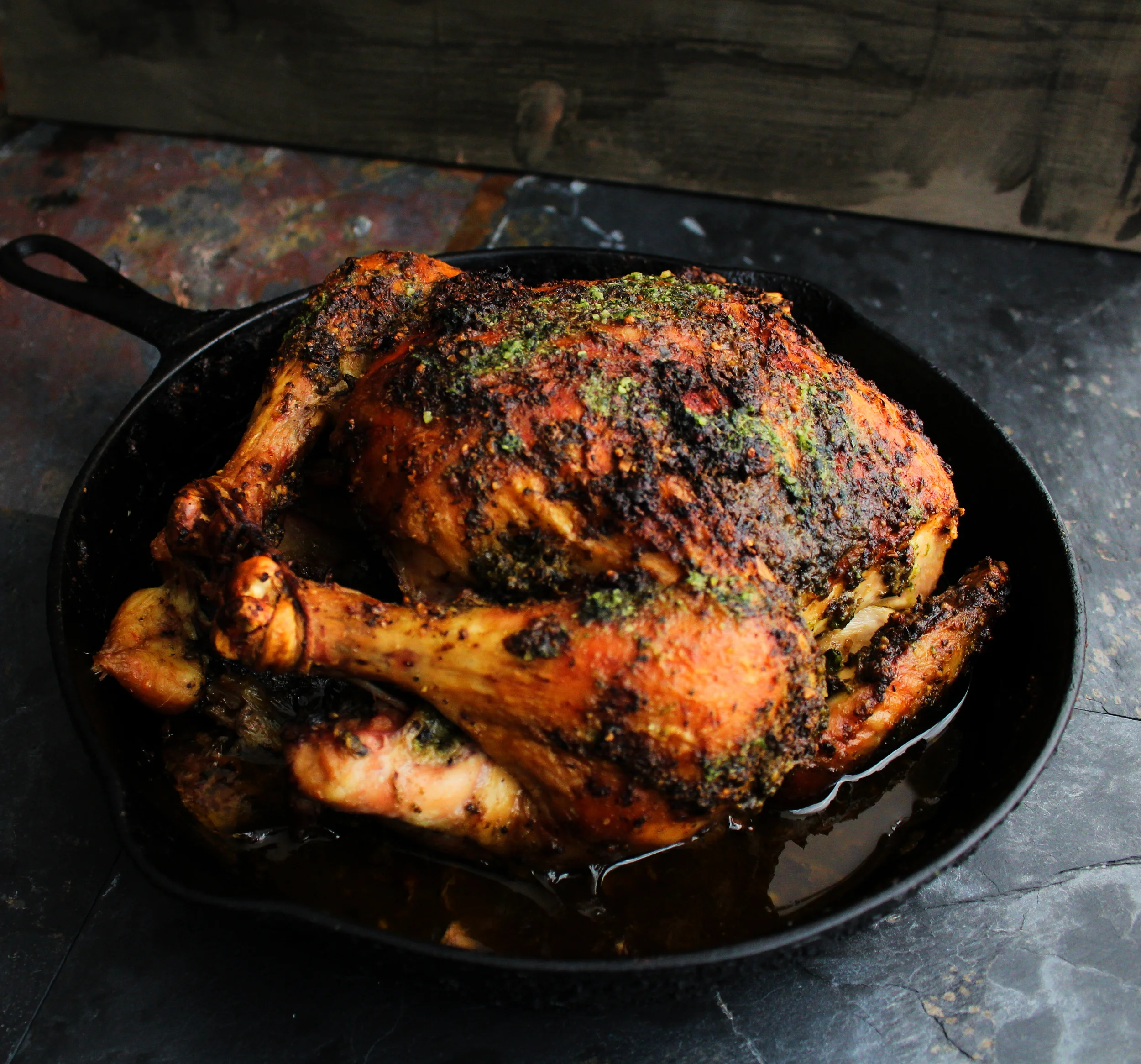 ROASTED PESTO CHICKEN